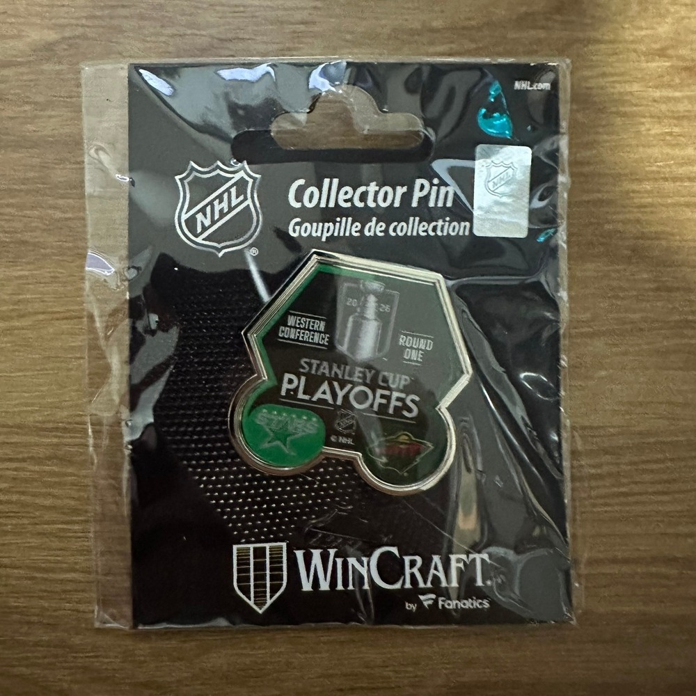 NHL 2023 Stanley Cup Playoffs Round 1 Dallas Stars vs Minnesota Wild Pin
